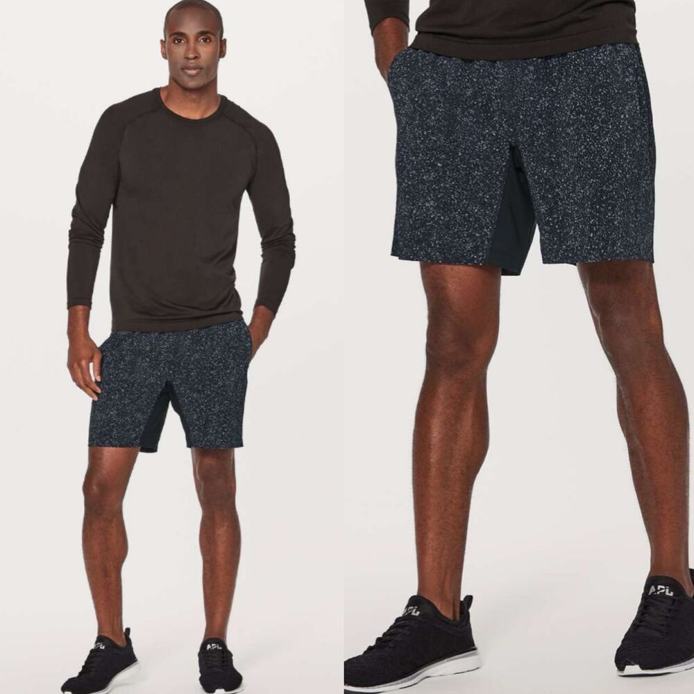 Lululemon T.H.E shorts luxtreme liner in inked light cash black